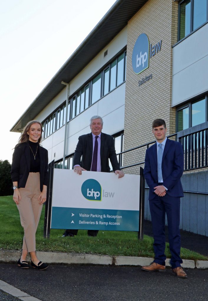 BHP Law apprentice solicitors Ellie Phillips and Jack Collins